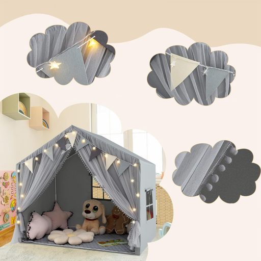 Tenda gioco con luci, grigia