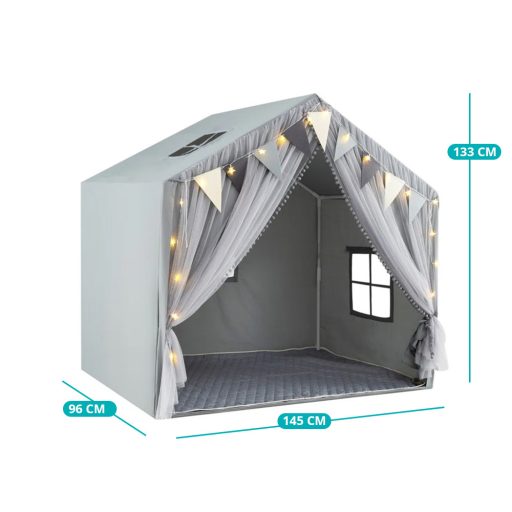 Tenda gioco con luci, grigia
