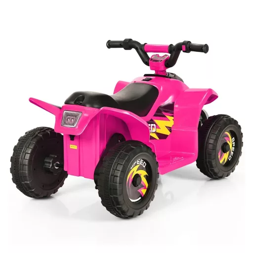 Quad elettrico per bambini a batteria, rosa