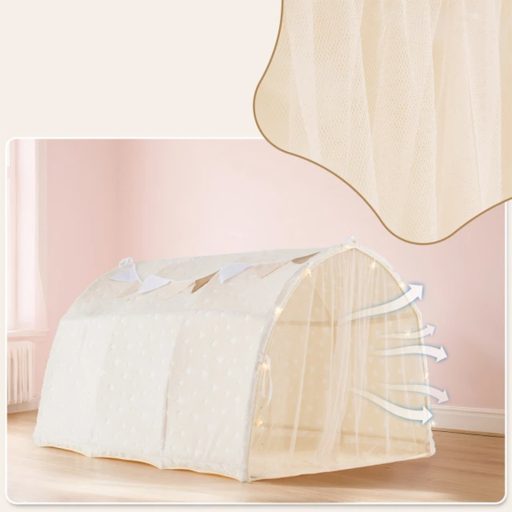 Tenda per bambini 2 in 1, beige