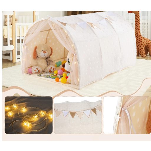 Tenda per bambini 2 in 1, beige