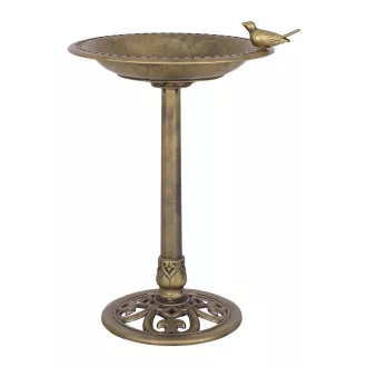 Fontana per Uccelli in Plastica, Bronzo