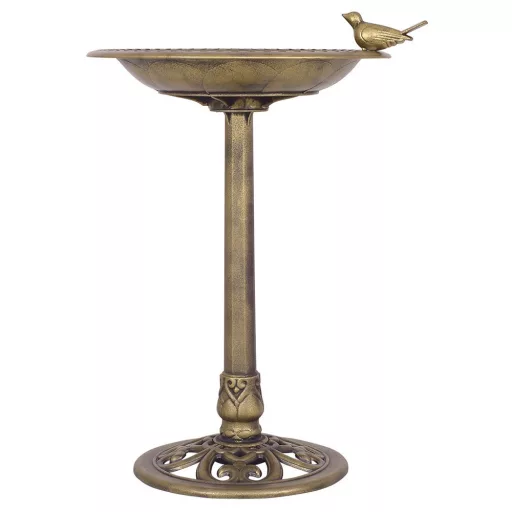 Fontana per Uccelli in Plastica, Bronzo