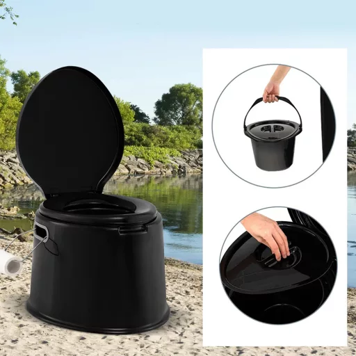 Toilette Portatile Nera