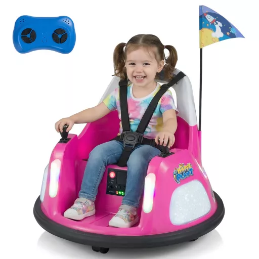 Auto tamponneuse per bambini 12V, rosa