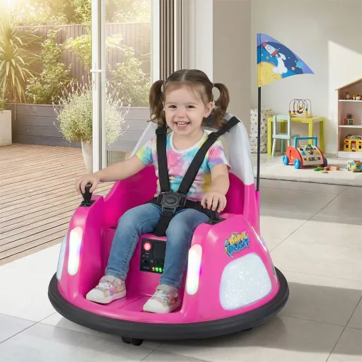 Auto tamponneuse per bambini 12V, rosa
