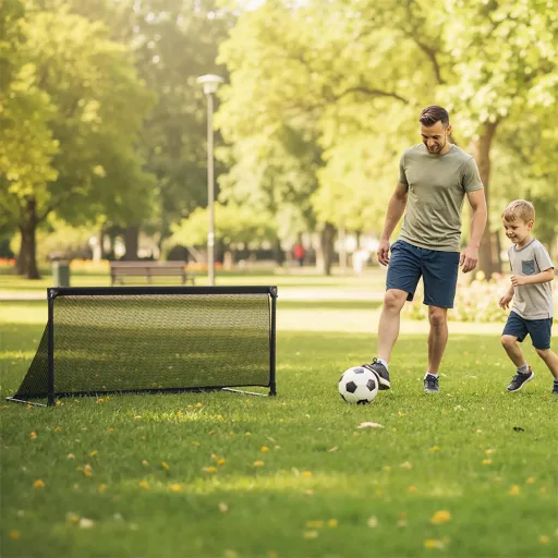 Porta da calcio portatile di piccole dimensioni