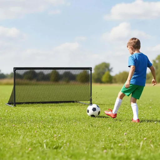 Porta da calcio portatile di piccole dimensioni