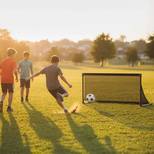 Porta da calcio portatile di piccole dimensioni