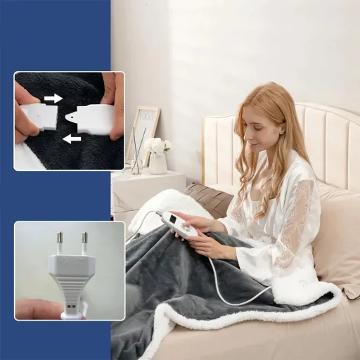 Coperta Elettrica in Lana Riscaldata