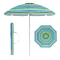 Ombrellone da spiaggia inclinabile 198 cm blu