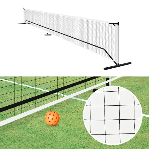 Rete da pickleball portatile con borsa da trasporto