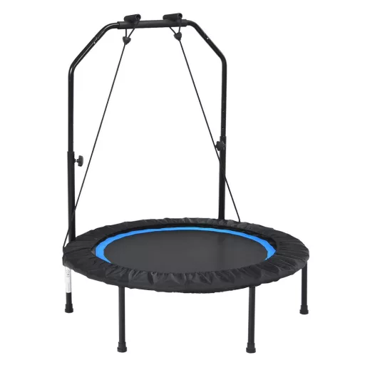 Trampolino fitness con maniglia