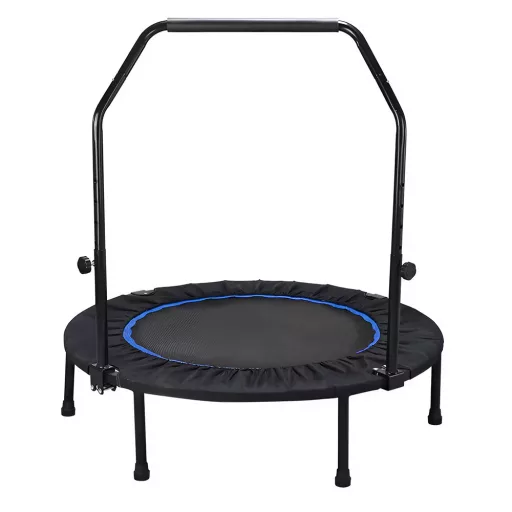 Trampolino fitness con maniglia