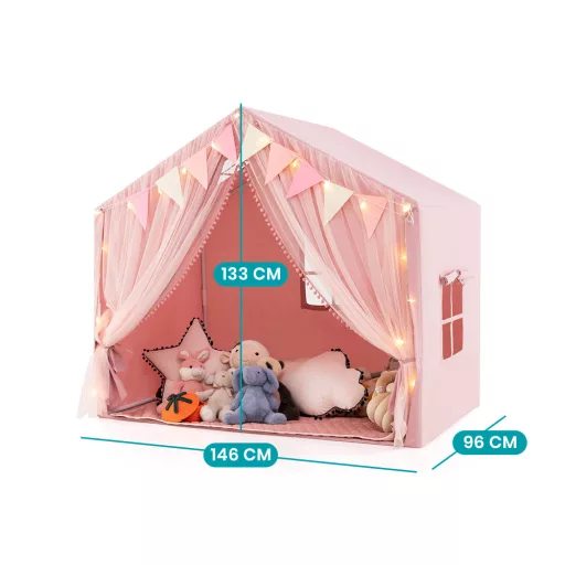 Tenda da Gioco con Luci a Stella, Rosa