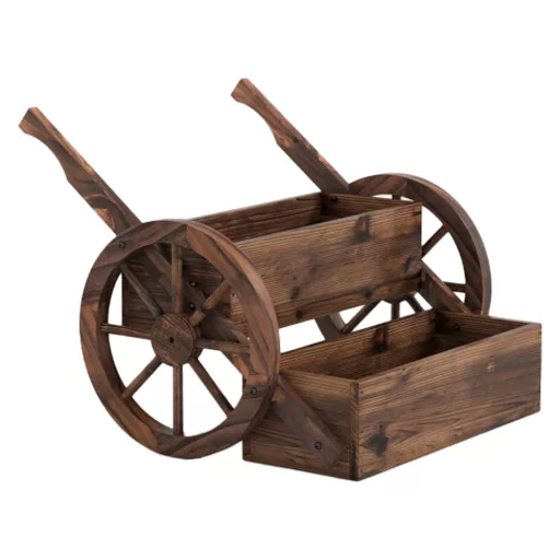 Carrello portafiori da giardino