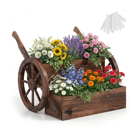 Carrello portafiori da giardino