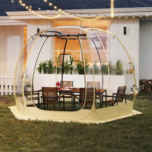 Tenda a Bolle Trasparente 3.35x3.35m