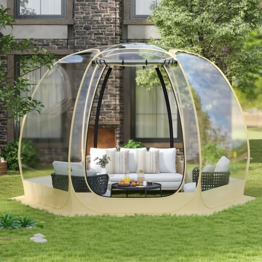Tenda a Bolle Trasparente 3.35x3.35m