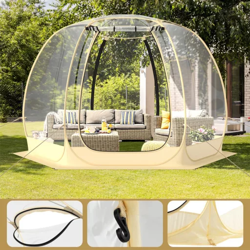 Tenda a Bolle Trasparente 3.35x3.35m