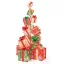 Torre di Scatole Regalo Illuminata con 450 LED, 170 cm