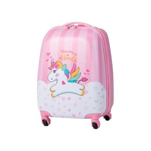 Set valigia trolley e zaino per bambini, unicorno