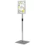 Supporto Informativo 33x24cm, Argento