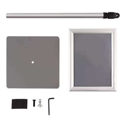 Supporto Informativo 33x24cm, Argento