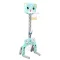 Canestro da Basket Regolabile 3-in-1 con Anelli, Blu