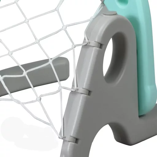 Canestro da Basket Regolabile 3-in-1 con Anelli, Blu