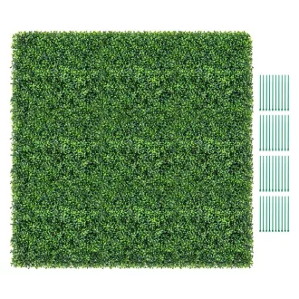 Parete decorativa con piante artificiali 12 pz 50x50 cm