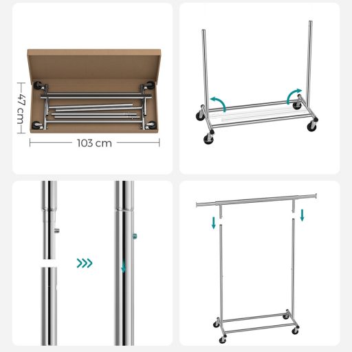Stendibiancheria con Ruote