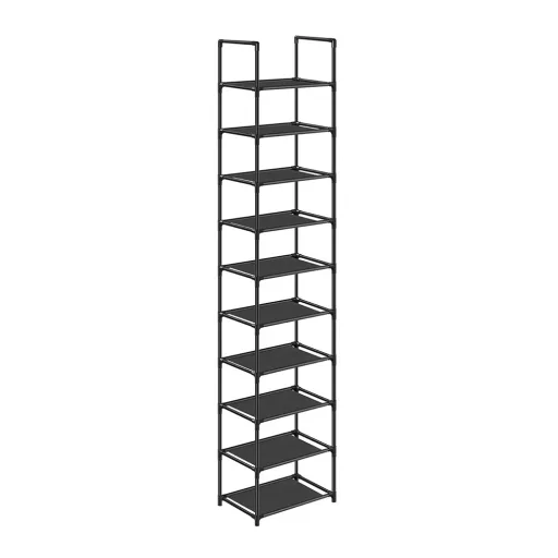 Scarpiera a 10 ripiani 33x33x173cm
