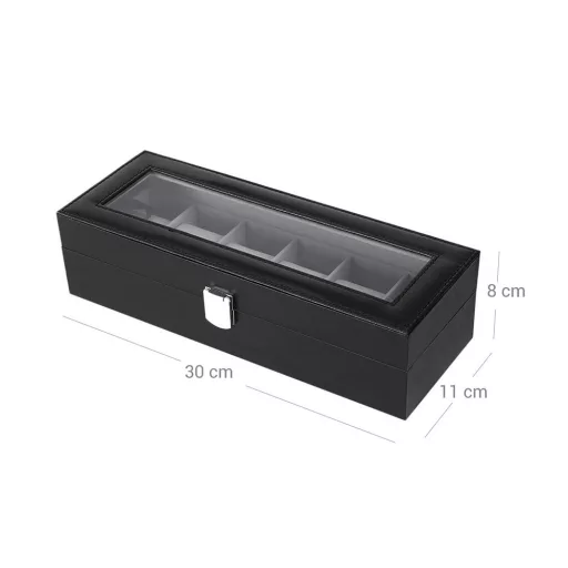 Scatola per Orologi con 6 Scomparti