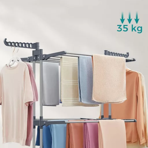 Stendibiancheria Multi-Tier con Ruote