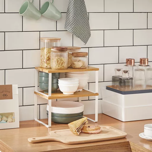 Scaffale da cucina a 2 pezzi