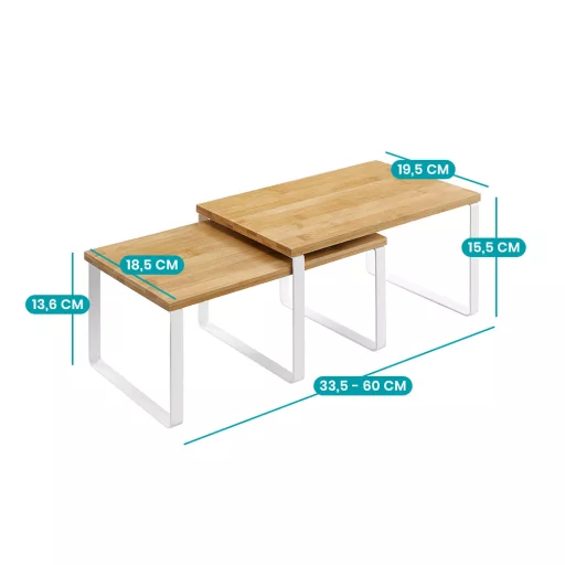 Scaffale da cucina a 2 pezzi