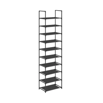 Scarpiera a 10 ripiani, 45 x 28 x 173 cm