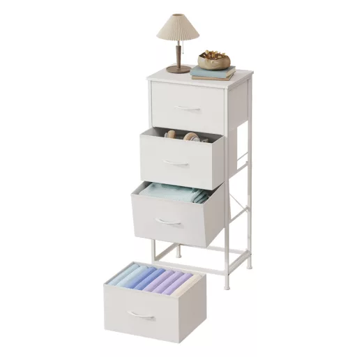Cassettiera 4 Cassetti 39.6x30x96.2cm