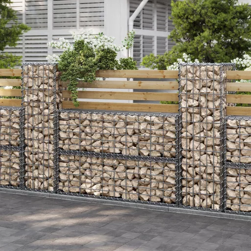 Cesta Gabion in Acciaio 100 x 30 x 30 cm