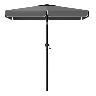 Parasol Regolabile 2x1.5m Grigio