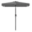 Parasol Regolabile 2x1.5m Grigio