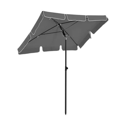 Tenda Sole Regolabile con Borsa da Trasporto 1.8x1.25m Grigia