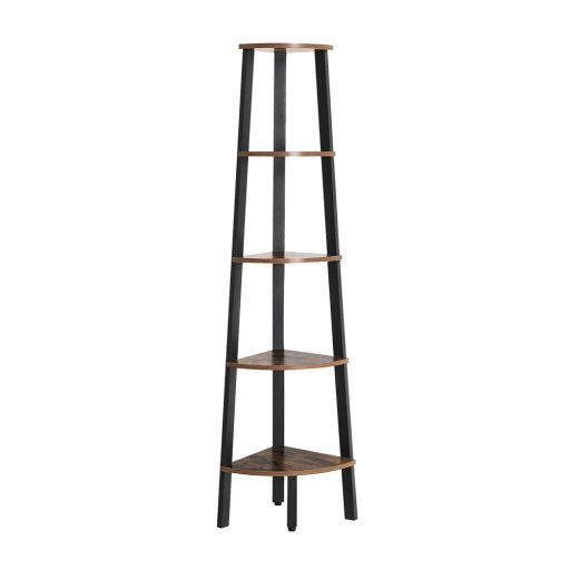 Mensola Angolare, Nera 37.2x37.2x159cm