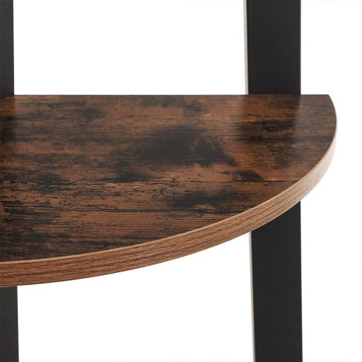 Mensola Angolare, Nera 37.2x37.2x159cm