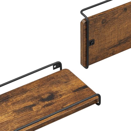 Set di 2 Mensole Angolari a Forma di L