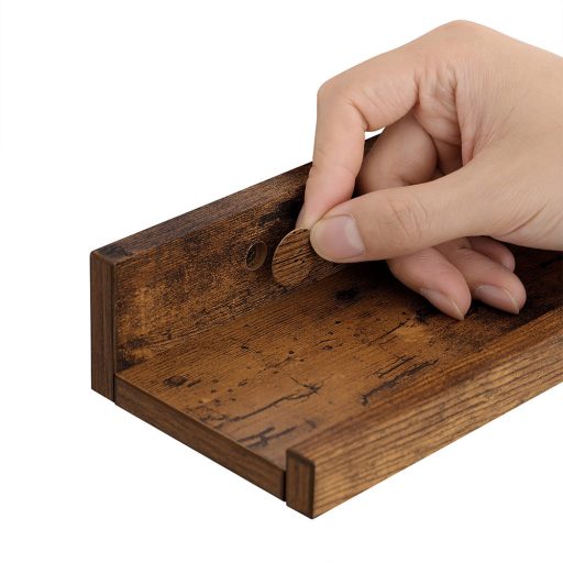 Set di mensole da parete in legno a 3 pezzi