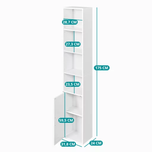 Libreria Stretta 31.8x24x175cm