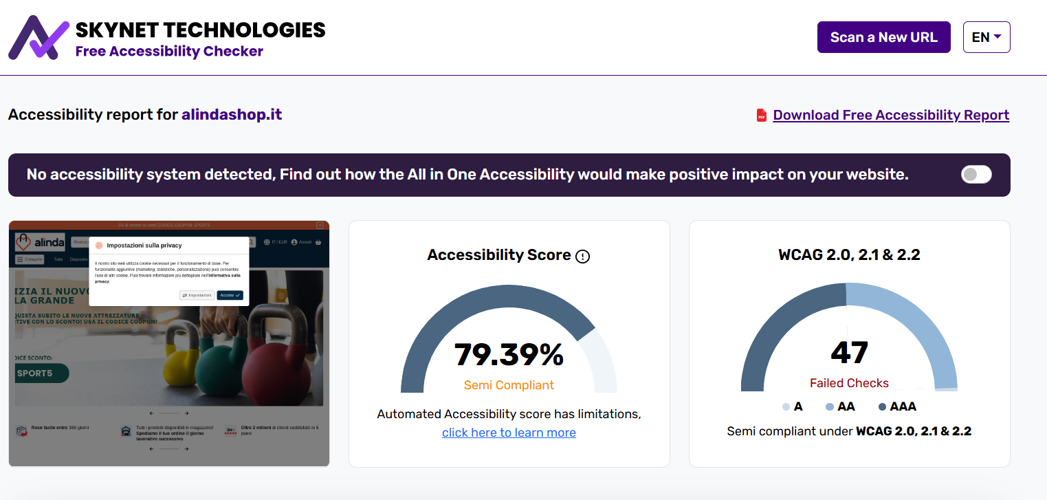 alindashop.it.audit.result.2.PNG